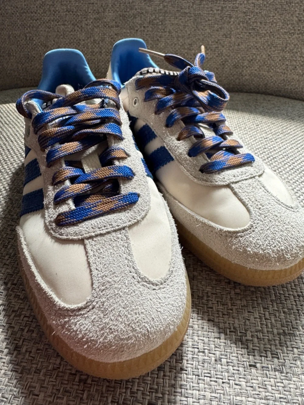 Wales Bonner x adidas Samba Nylon 'Wonder Clay Cobalt/ Royal Blue'